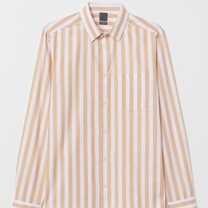 Men’s Striped Linen Shirt